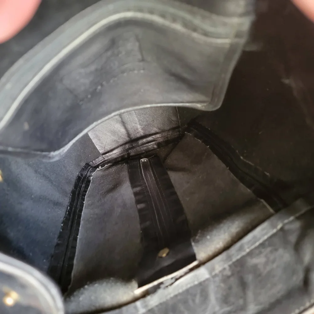 Coach 4160 Soho Sling Backpack Black Leather Vintage Y2K